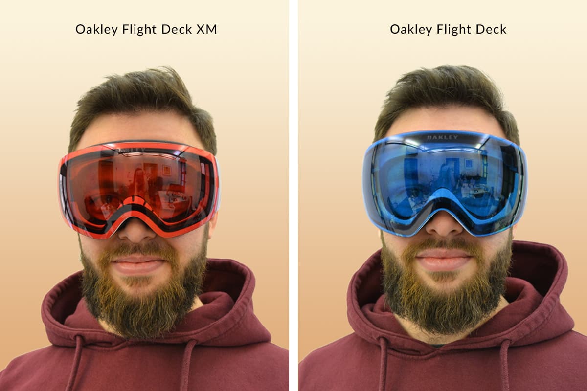 Oakley Flight Deck vs Oakley Flight Deck XM snow goggles - are